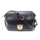 SAC A MAIN SALVATORE FERRAGAMO DH-21 E771 BANDOULIERE EN CUIR NOIR PURSE 1250€