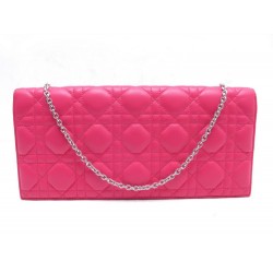 NEUF SAC A MAIN CHRISTIAN DIOR POCHETTE SOIREE CANNAGE LADY MEDIUM CLUTCH 1400€