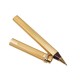 VINTAGE STYLO CARTIER TRINITY BILLE EN PLAQUE OR DORE GOLD BALLPOINT PEN 320€