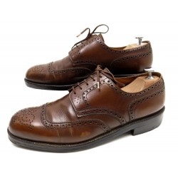 CHAUSSURES JM WESTON 8C 41.5 42 FIN DERBY BOUT FLEURI TRIPLE SEMELLES SHOES 925€