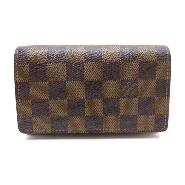 NEUF PORTE MONNAIE VUITTON DAMIER TRESOR 