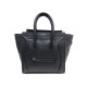 SAC A MAIN CELINE LUGGAGE MINI CABAS EN CUIR NOIR LEATHER HAND BAG PURSE 2400 