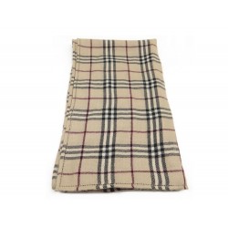 ECHARPE BURBERRY MOTIF TARTAN CHECK EN CACHEMIRE BEIGE SCARF IN CASHMERE 395€