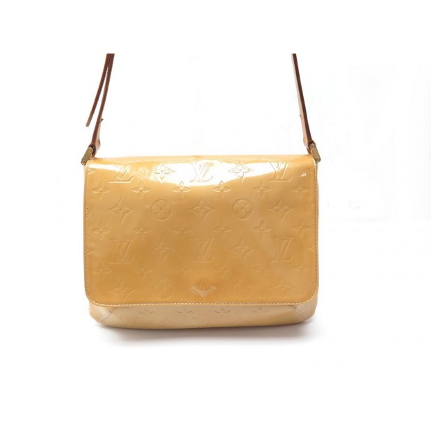 SAC A MAIN LOUIS VUITTON THOMSON STREET EN CUIR MONOGRAM VERNI JAUNE PURSE 780€