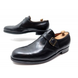 CHAUSSURES JM WESTON 531 10.5D 44.5 MOCASSIN SOULIERS A BOUCLE EN CUIR NOIR 670€