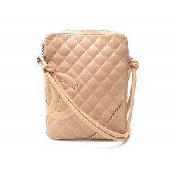 SAC A MAIN CHANEL BESACE CAMBON LOGO CC BANDOULIERE CUIR MATELASSE CLUTCH 1800€