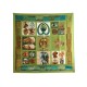 FOULARD HERMES PERSONA LOIC DUBIGEON CARRE EN SOIE MASQUES AFRICAINS SCARF 350€