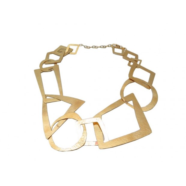 COLLIER VAN DER STRAETEN METAL DORE 