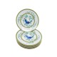 6 ASSIETTES HERMES TOUCANS DIAM 25 CM EN PORCELAINE BLANCHE WHITE PLATES 810€