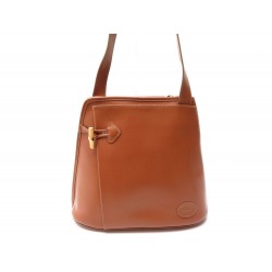 NEUF SAC A MAIN LONGCHAMP ROSEAU EN CUIR MARRON LEATHER HAND BAG PURSE 260€