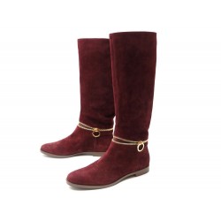 NEUF BOTTES SERGIO ROSSI DAIM 37IT 38FR 