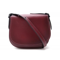 NEUF SAC A MAIN COACH SADDLE 23 SD-20115 BANDOULIERE EN CUIR BORDEAUX PURSE 475€