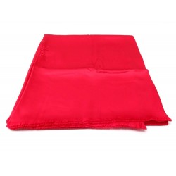 NEUF ETOLE YVES SAINT LAURENT ECHARPE EN SOIE ROUGE + BOITE RED SILK SCARF 340€