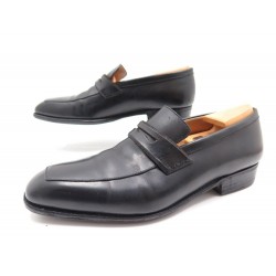 CHAUSSURES JM WESTON 414 CONTI MOCASSINS 7E 41.5 CUIR NOIR + EMBAUCHOIRS 820€