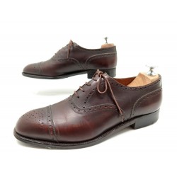 VINTAGE CHAUSSURES JM WESTON 410 RICHELIEU BOUT DROIT 6.5E 41 EN CUIR SHOES 630€