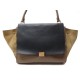 SAC A MAIN CELINE TRAPEZE LARGE GM EN CUIR ET DAIM MARRON HAND BAG PURSE 2500€