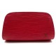 NEUF TROUSSE MAQUILLAGE LOUIS VUITTON DAUPHINE CUIR EPI ROUGE COSMETIC BAG 380