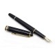 STYLO PLUME MONTBLANC MEISTERSTUCK CLASSIQUE A CARTOUCHES RESINE NOIRE PEN 500€