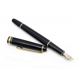 STYLO PLUME MONTBLANC CLASSIQUE NOIR & DORE 