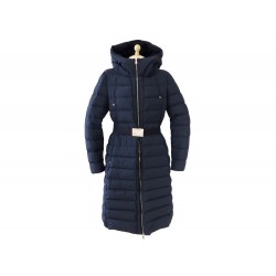 MANTEAU BLOUSON DOUDOUNE MONCLER IMIN BLEU MARINE T 4 42 44 CEINTURE COAT 995€