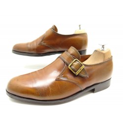 CHAUSSURES JM WESTON 531 MOCASSINS A BOUCLE 8E 42 CUIR MARRON SHOES 670€