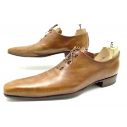 CHAUSSURES GERARD SENE RICHELIEU ONE CUT 9 43 CUIR + POCHONS BERLUTI SHOES 665€