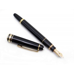 PETIT STYLO PLUME MONTBLANC MEISTERSTUCK MOZART NOIR & DORE 