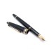 STYLO A PLUME MONTBLANC MEISTERSTUCK CLASSIQUE EN RESINE NOIR FOUNTAIN PEN 500€