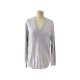 NEUF PULL ERIC BOMPARD CLASSIQUE MO14 L 40 EN CACHEMIRE 2 FIL GRIS CASHMERE 220€