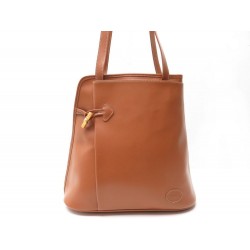 NEUF SAC A MAIN LONGCHAMP ROSEAU DORE EN CUIR MARRON BROWN LEATHER HAND BAG 330€