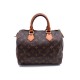 SAC A MAIN LOUIS VUITTON SPEEDY 25 TOILE MONOGRAM LV MARRON HAND BAG PURSE 745