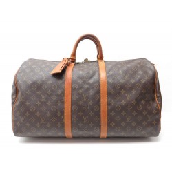 SAC DE VOYAGE LOUIS VUITTON KEEPALL 55 MONOGRAM M41424 BAGAGE A MAIN 1030€