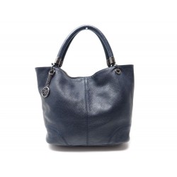 NEUF SAC A MAIN LANCEL FRENCH FLAIR A06277 EN CUIR BLEU BLUE HAND BAG PURSE 695€