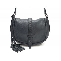 NEUF SAC A MAIN LANCEL BESACE 30 CM CUIR NOIR IRISE LEATHER HAND BAG PURSE 390€