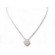 NEUF COLLIER VAN CLEEF & ARPELS PENDENTIF VINTAGE ALHAMBRA EN OR BLANC 2600€