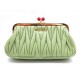 NEUF SAC A MAIN MIU MIU CONTENITORE 5ND002 MINAUDIERE CUIR VERT BAG PURSE 1200€