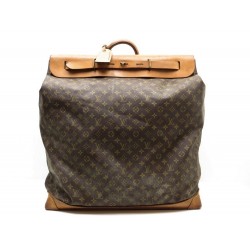  VINTAGE SAC DE VOYAGE LOUIS VUITTON STEAMER TOILE MONOGRAMME BAGAGE 