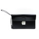  NEUF POCHETTE A MAIN DUNHILL CUIR NOIR 