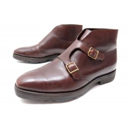  : CHAUSSURES JOHN LOBB DEBEE 7.5E 41.5 BOTTINES CUIR MARRON 