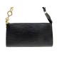 SAC A MAIN LOUIS VUITTON POCHETTE ACCESSOIRES EN CUIR EPI NOIR CLUTCH BAG 560€