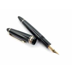 STYLO A PLUME MONTBLANC MEISTERSTUCK 146 EN RESINE NOIR BOITE FOUTAIN PEN 575€