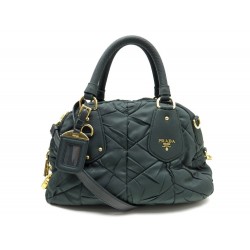 SAC A MAIN PRADA TOILE VERTE 