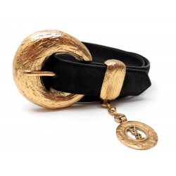 CEINTURE YVES SAINT LAURENT BOUCLE DOREE 