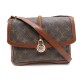 VINTAGE SAC A MAIN LOUIS VUITTON A SOUFFLETS EN TOILE MONOGRAM BANDOULIERE PURSE