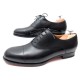 NEUF CHAUSSURES HERMES NAPOLI 44 RICHELIEU CUIR NOIR 