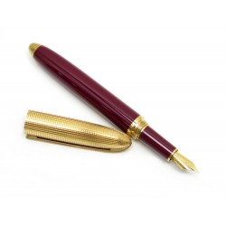 NEUF STYLO PLUME SPIRIT OF LOUIS VUITTON RESINE BORDEAUX DORE FOUNTAIN PEN 820€