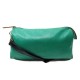 NEUF SAC A MAIN JIL SANDER BANDOULIERE EN CUIR VERT POCHETTE PURSE CLUTCH1150€