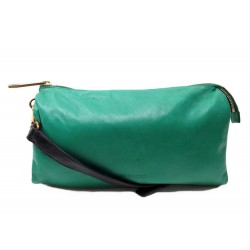 NEUF SAC A MAIN JIL SANDER CUIR VERT 