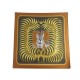 FOULARD HERMES TIGRE ROYAL EN SOIE MARRON CARRE 90 CM SILK SCARF BROWN 350€