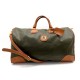 SAC DE VOYAGE LANCEL 55 CM CABINE A MAIN EN TOILE & CUIR BANDOULIERE TRAVEL BAG